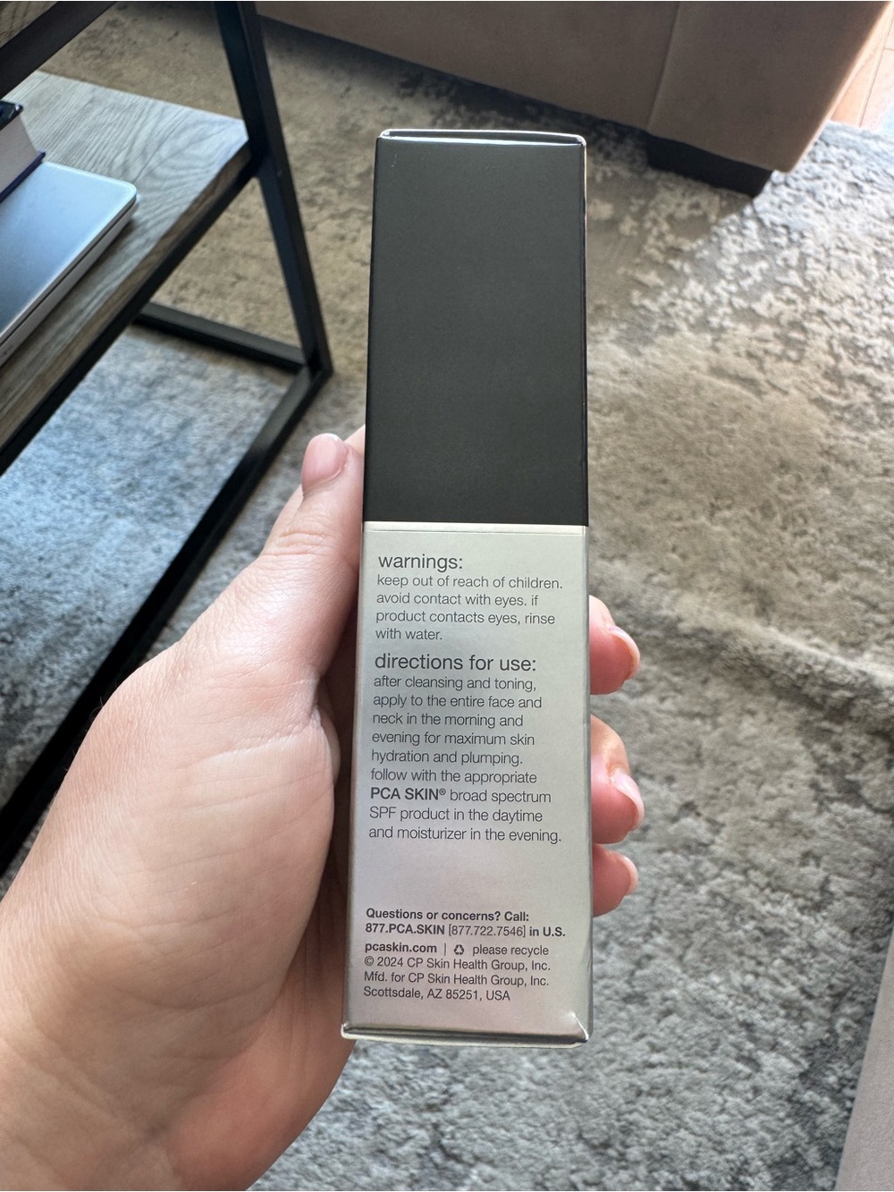 PCA Skin Hyaluronic Acid Boosting Serum — Silver/Black - Picture 2 of 6
